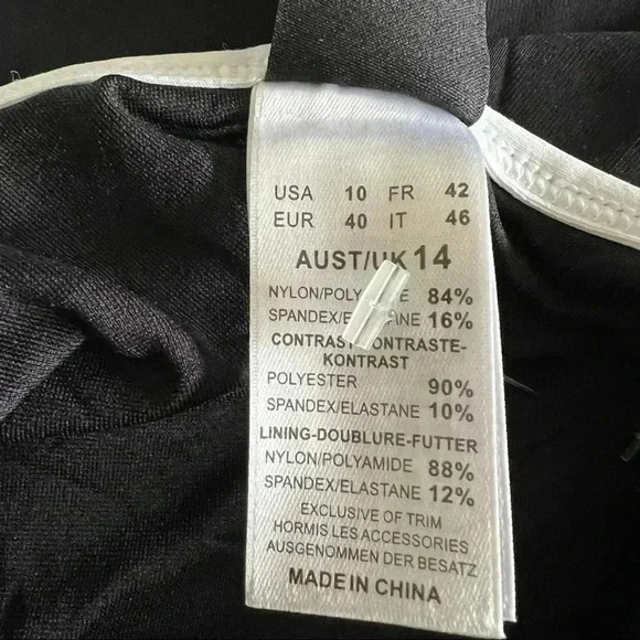 New $122 Jets Australian Jessica Allen Classique Double Strap One Piece Swimsuit - Picture 9 of 9